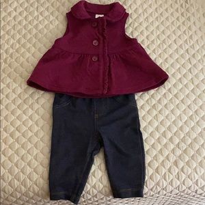 Vest and pants set